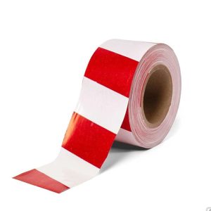 YER İŞARETLEME BANTI KIRMIZI BEYAZ