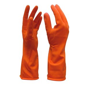 BAY-EL KAUÇUK ELDİVEN TURUNCU XL EL440