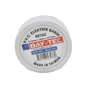 BAYTEC ELEKTRİK BANDI BEYAZ MK0760